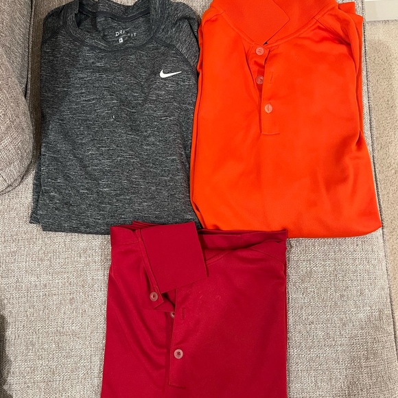 Nike Dri-Fit Bundle Polos and Shirt - Picture 1 of 1
